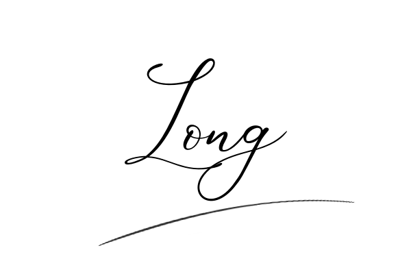 The best stylish Long name signature simple easy in English