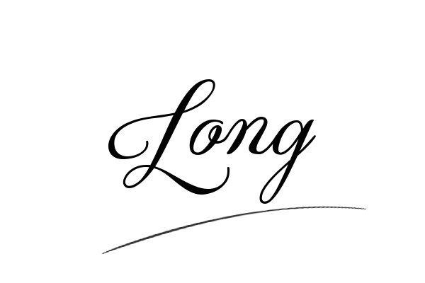 The best stylish Long name signature simple easy in English
