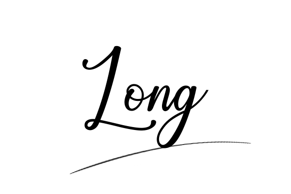 The best stylish Long name signature simple easy in English