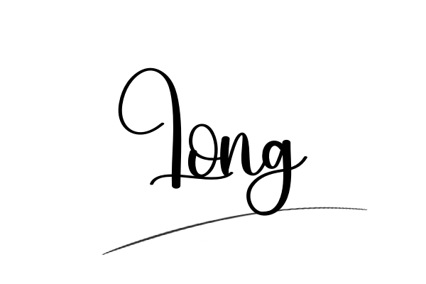 The best stylish Long name signature simple easy in English