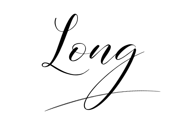 The best stylish Long name signature simple easy in English