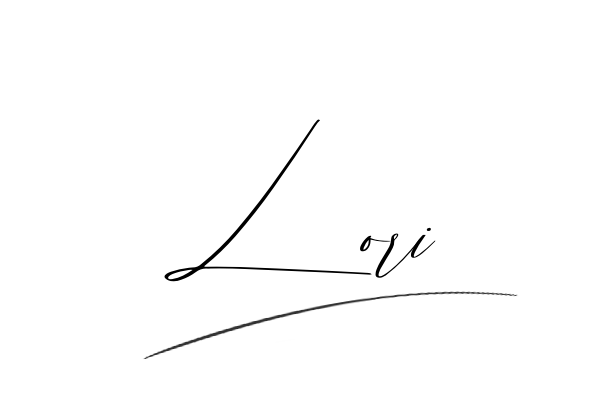 The best stylish Lori name signature simple easy in English