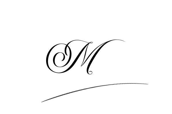 The best stylish M name signature simple easy in English