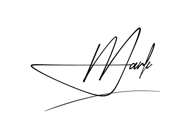 The best stylish Mark name signature simple easy in English