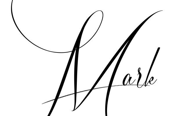 The best stylish Mark name signature simple easy in English