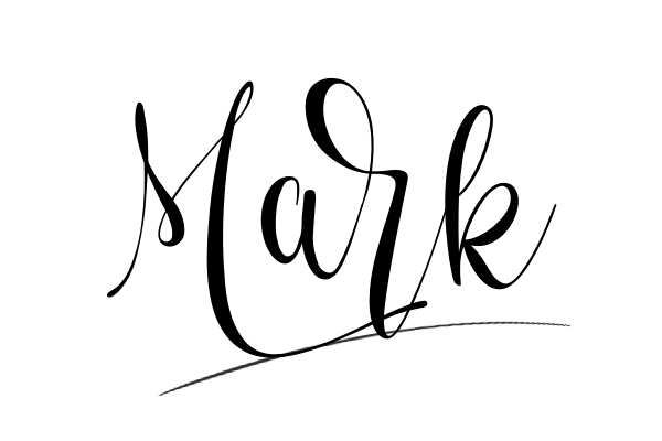The best stylish Mark name signature simple easy in English