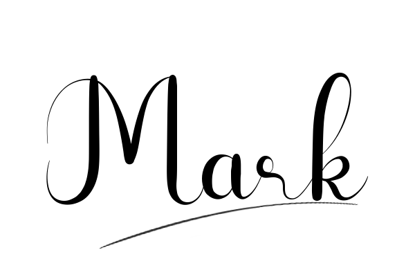 The best stylish Mark name signature simple easy in English