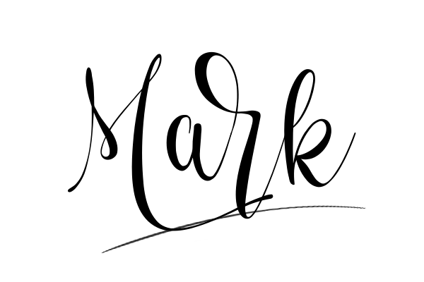 The best stylish Mark name signature simple easy in English