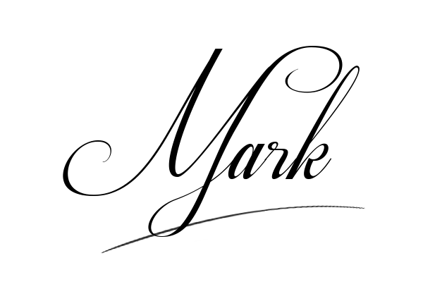 The best stylish Mark name signature simple easy in English