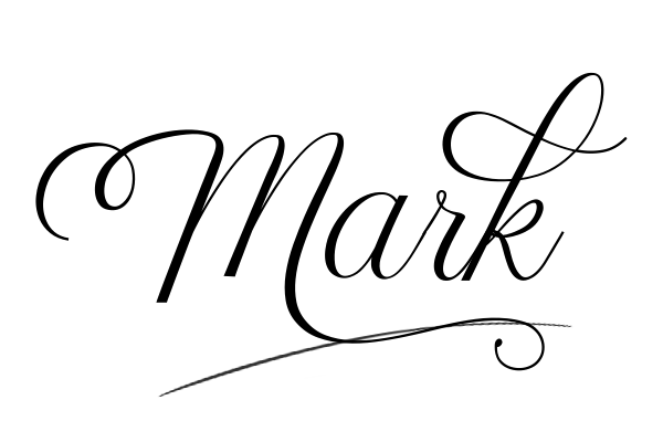 The best stylish Mark name signature simple easy in English