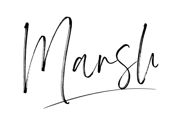The best stylish Marsh name signature simple easy in English