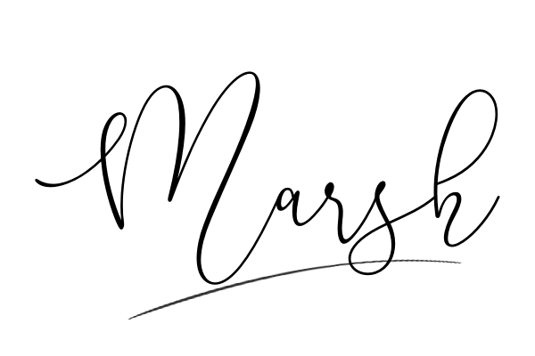 The best stylish Marsh name signature simple easy in English