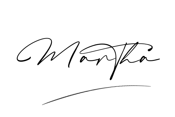 The best stylish Martha name signature simple easy in English