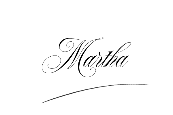 The best stylish Martha name signature simple easy in English