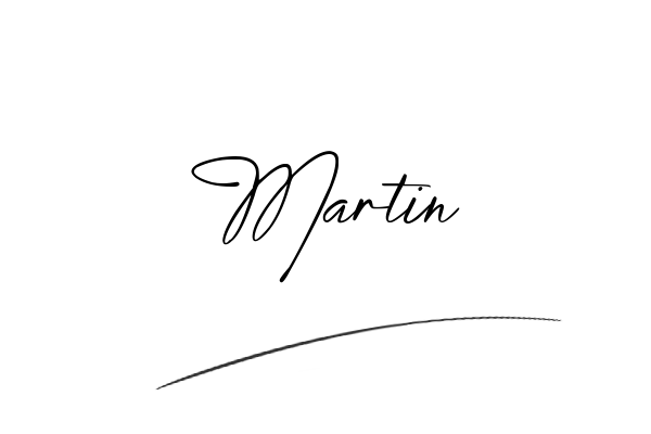 The best stylish Martin name signature simple easy in English