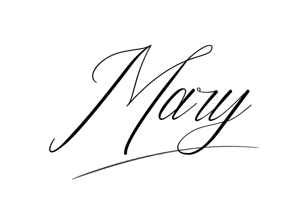 The best stylish Mary name signature simple easy in English