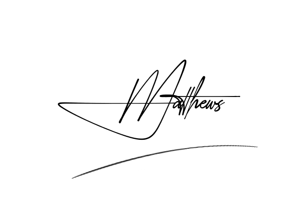 The best stylish Matthews name signature simple easy in English