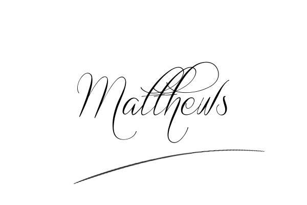 The best stylish Matthews name signature simple easy in English