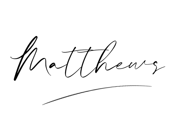 The best stylish Matthews name signature simple easy in English