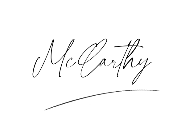 The best stylish McCarthy name signature simple easy in English