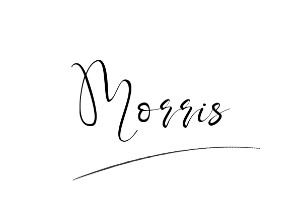 The best stylish Morris name signature simple easy in English