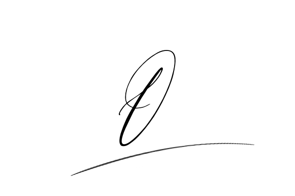 The best stylish O name signature simple easy in English