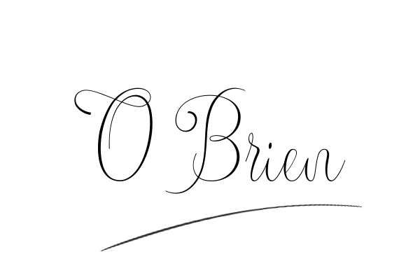 The best stylish OBrien name signature simple easy in English