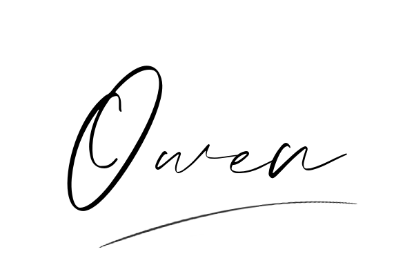 The best stylish Owen name signature simple easy in English