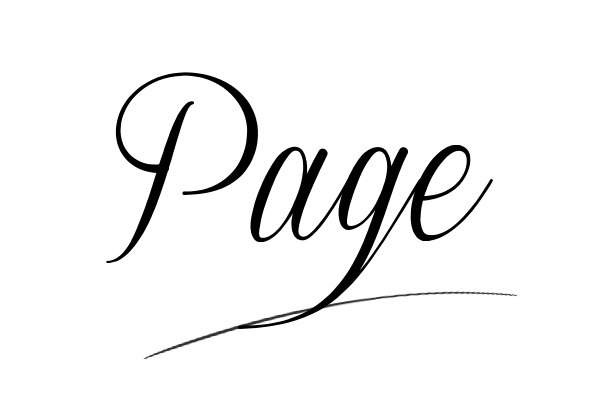 The best stylish Page name signature simple easy in English