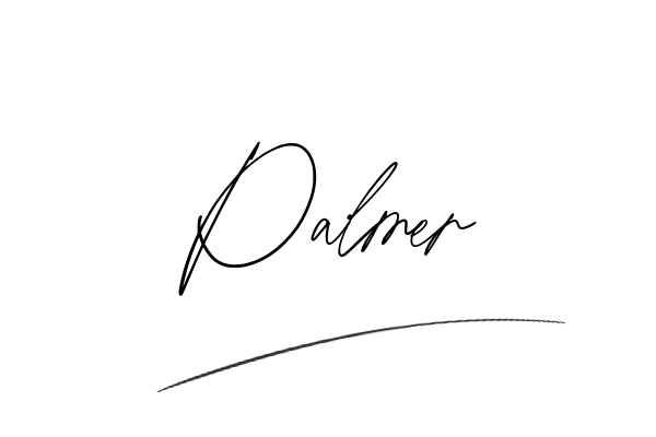 The best stylish Palmer name signature simple easy in English