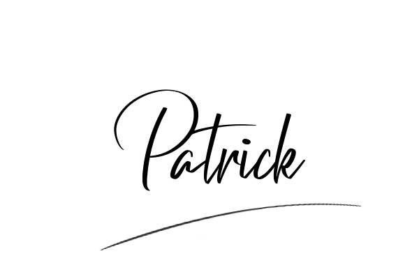 The best stylish Patrick name signature simple easy in English