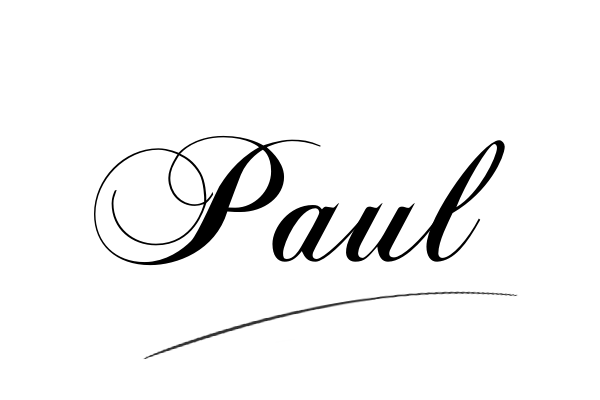 The best stylish Paul name signature simple easy in English