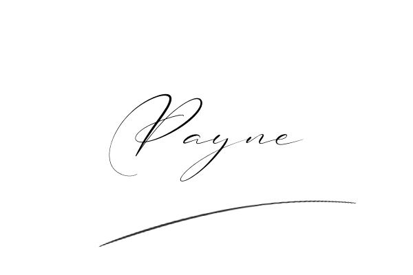 The best stylish Payne name signature simple easy in English