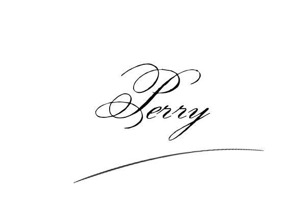The best stylish Perry name signature simple easy in English