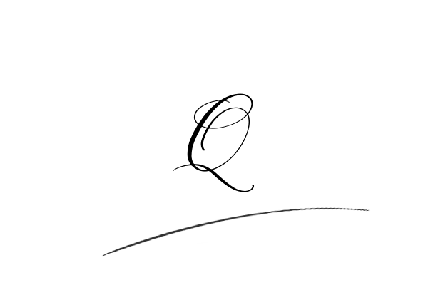 The best stylish Q name signature simple easy in English