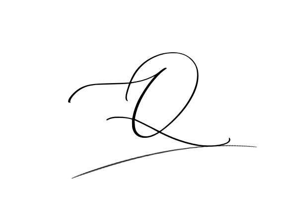 The best stylish Q name signature simple easy in English