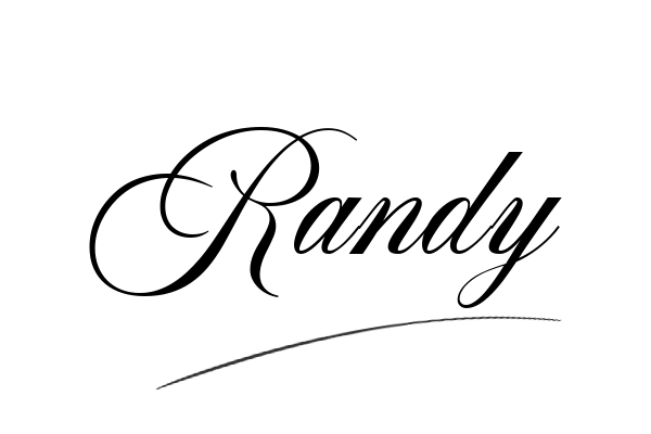 The best stylish Randy name signature simple easy in English