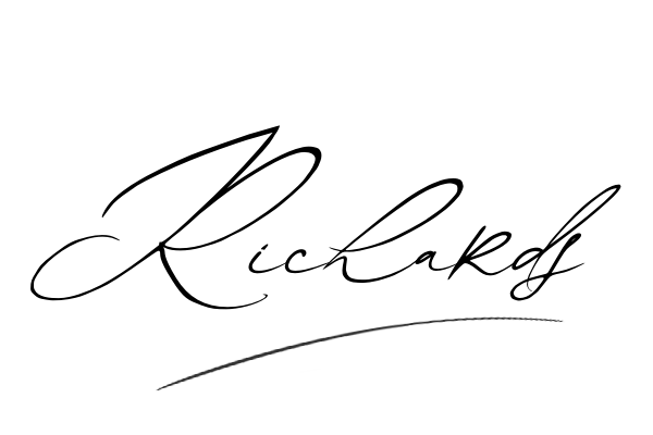 The best stylish Richards name signature simple easy in English