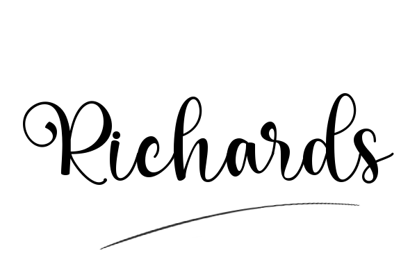 The best stylish Richards name signature simple easy in English