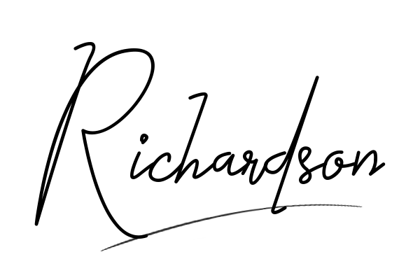 The best stylish Richardson name signature simple easy in English