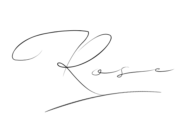 The best stylish Rose name signature simple easy in English