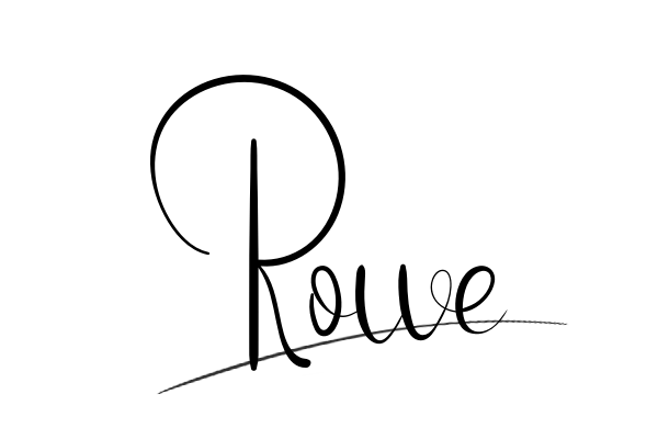 The best stylish Rowe name signature simple easy in English