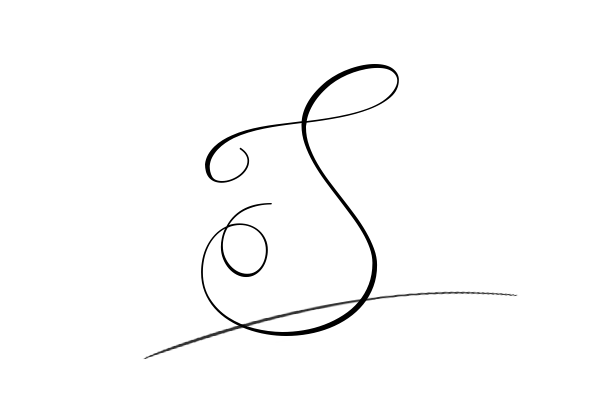 The best stylish S name signature simple easy in English