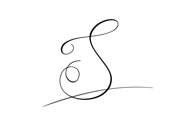 The best stylish S name signature simple easy in English
