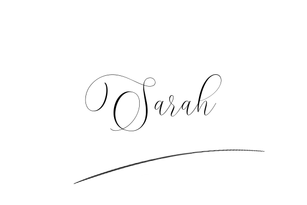 The best stylish Sarah name signature simple easy in English