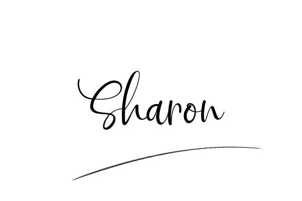The best stylish Sharon name signature simple easy in English