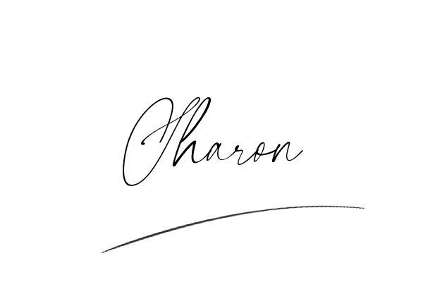 The best stylish Sharon name signature simple easy in English