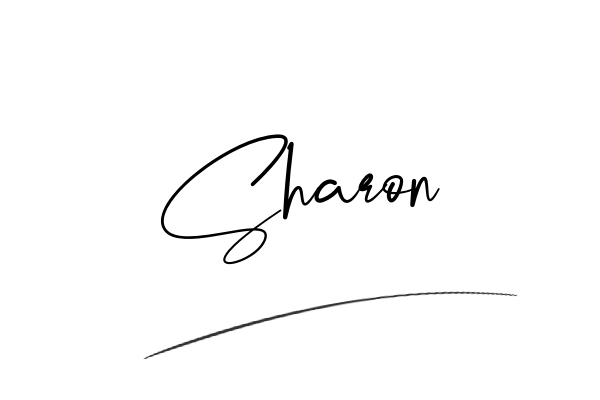 The best stylish Sharon name signature simple easy in English