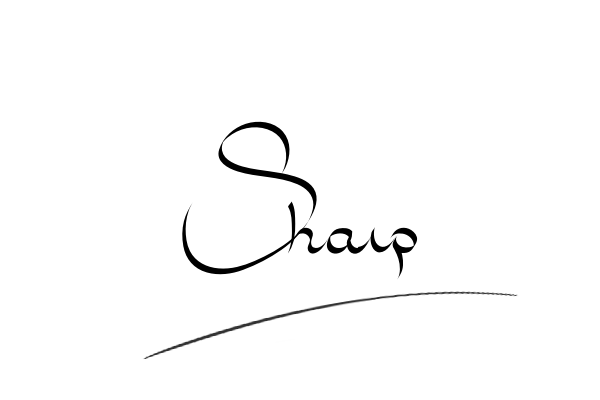 The best stylish Sharp name signature simple easy in English