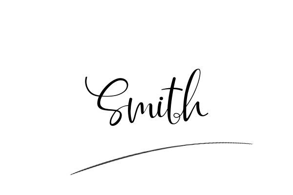 The best stylish Smith name signature simple easy in English